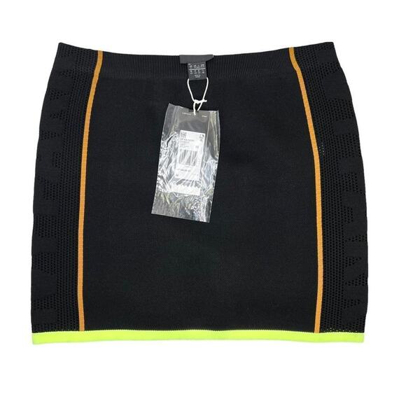 Adidas x Ivy Park Women's M Knit Athletic Mini Skirt Black High Waist Beyonce - Picture 4 of 8
